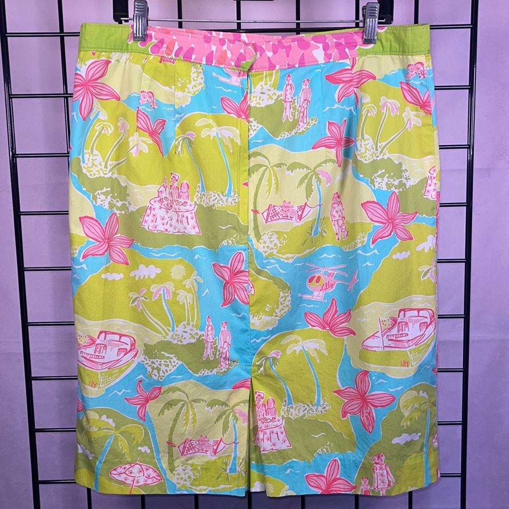 Lilly Pulitzer floral skirt Size 14 💞 - Picture 6 of 9